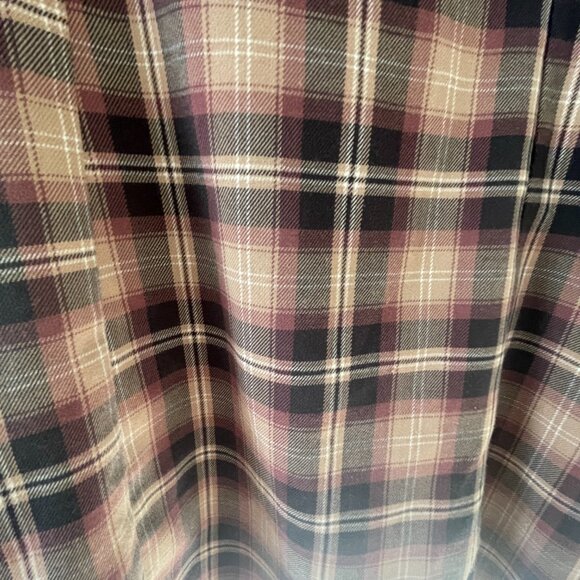 Aeropostale Plaid Scoop-Neck Slim Dress Size Small - Picture 9 of 10